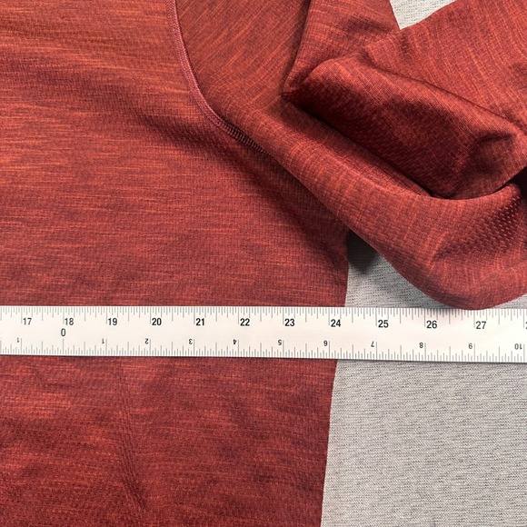 REI Co-op 1/4 Zip Pullover Fleece Mens XL Red Long Sleeve Outdoors Lightweight - Picture 3 of 9